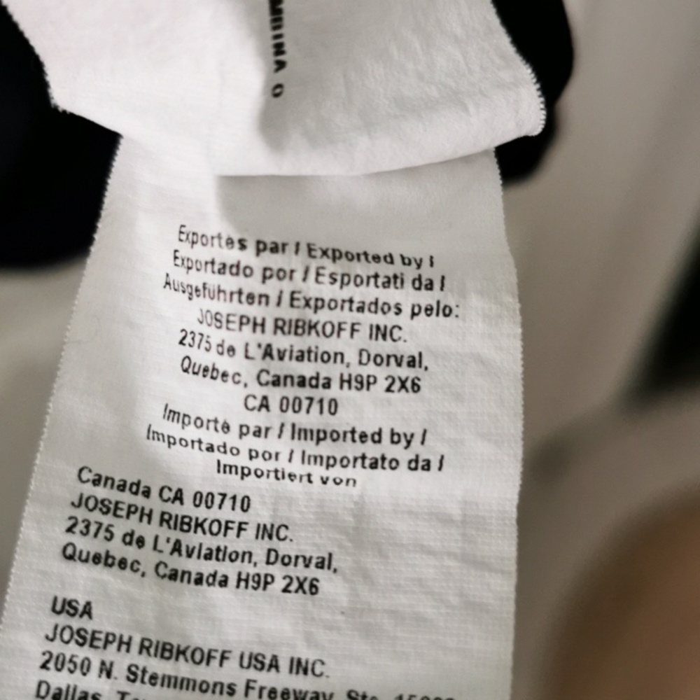 Womens Joseph RibKoff Smock Style B/W Tunic Top /Peekaboo Cut outs. Size 6 - Picture 7 of 8